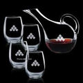 60 Oz. Medford Carafe w/ 4 Stanford Wine Glasses